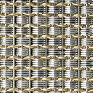 Brass And Stainless Steel Evevator Fabric TAC-43-1